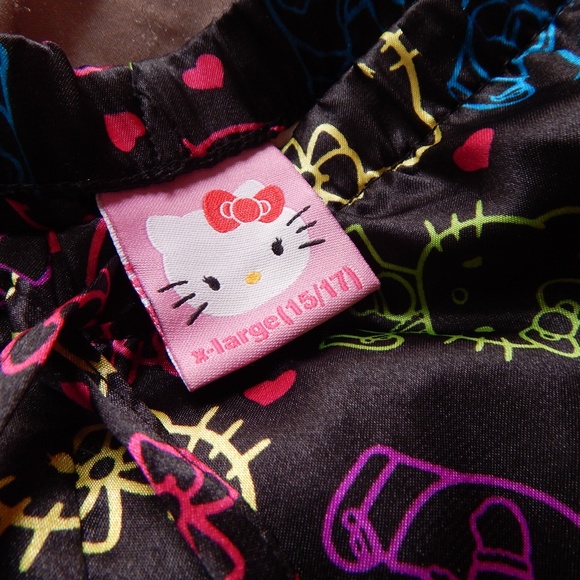 SOLD- Hello Kitty shorts w/ Pink Lace - Picture 2 of 2